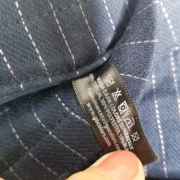 Go colors striped pull on pants size large - Picture 3 of 5